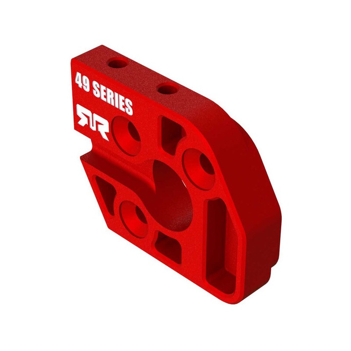 Arrma Series 49 alumínium motortartó, piros