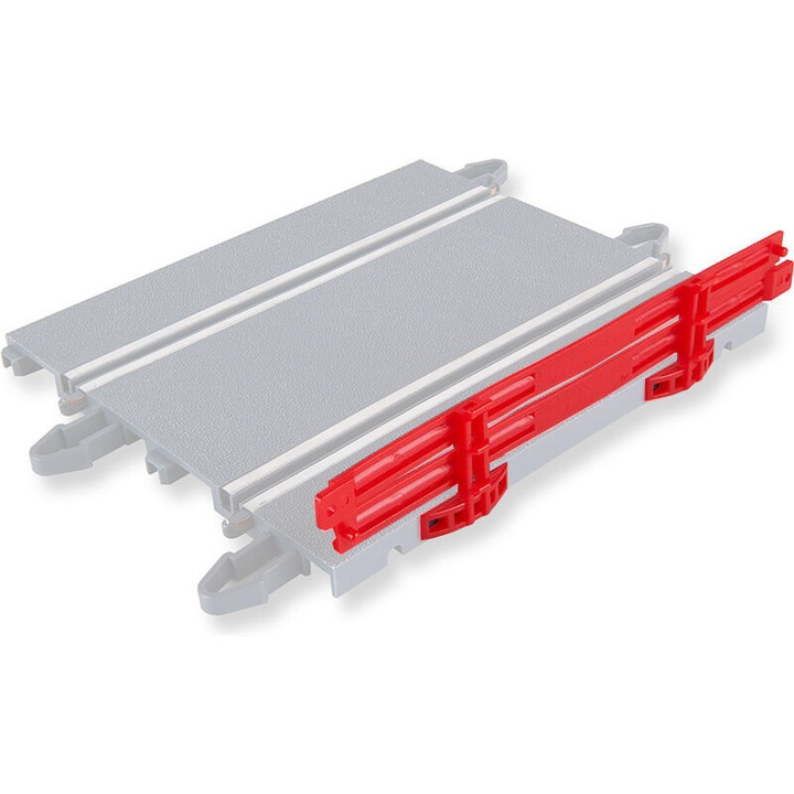 8 db egyenes korlát készlet, SCX, 180 mm, szürke/piros