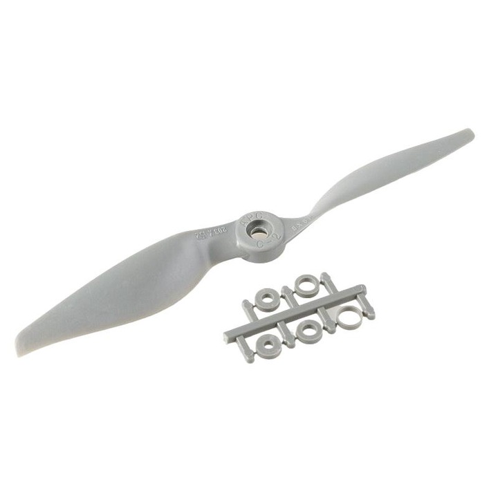 Propeller, APC, 8x6E bal/tolóerő, kompozit, szürke