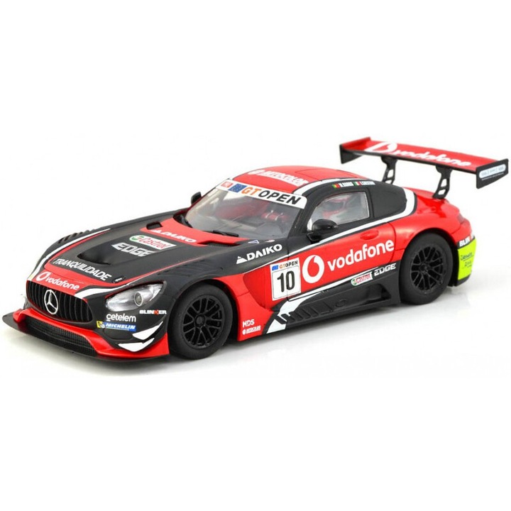 SCX Original Mercedes AMG GT3 Vodafone 1:32 autó világítással, SCX pályás autókhoz, többszínű