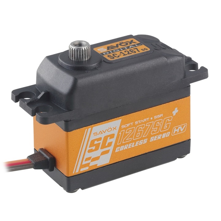 Savox SC-1267SG+ digitális szervo, HiVOLT, 21kg, 0.095s, 40.3x20.2x37.2mm