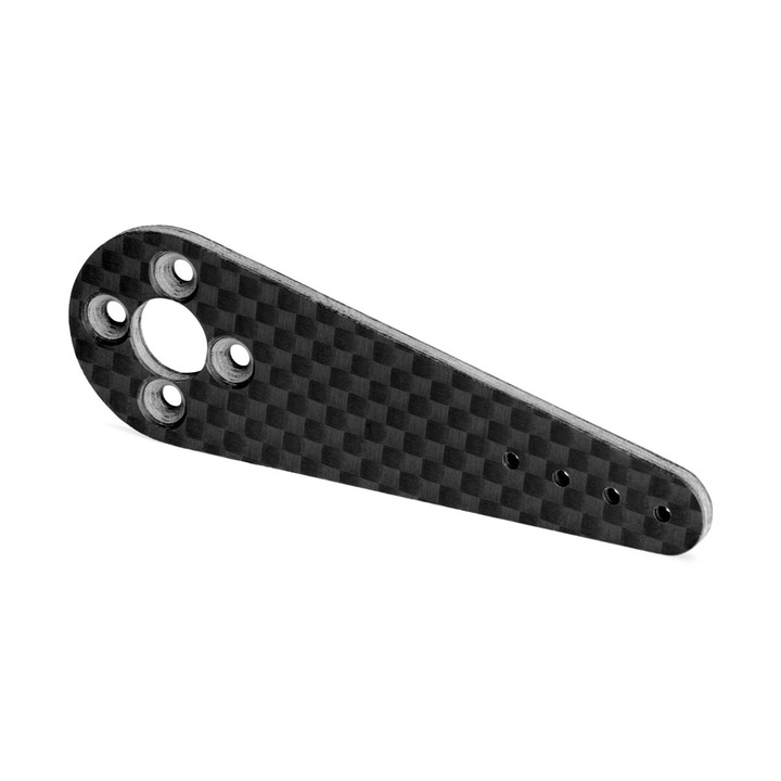 Karbon szervokar, 66x22,5 mm, 7 mm-es nyitású, RC modellekhez