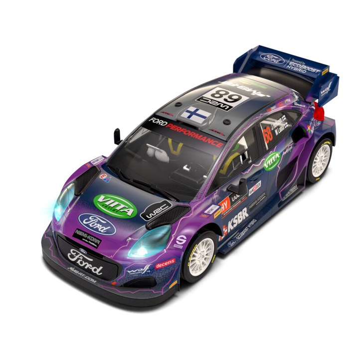 SCX Ford Puma Rally WRC Finland 4WD, 1:32, világítással