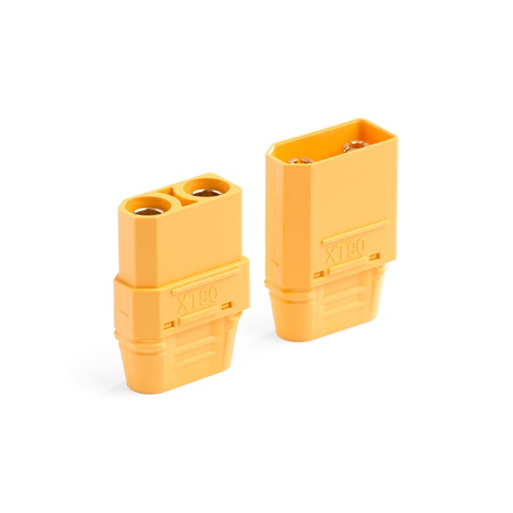 Kavan XT90 PRO audio csatlakozó, 90A, 500V, egy pár, sárga