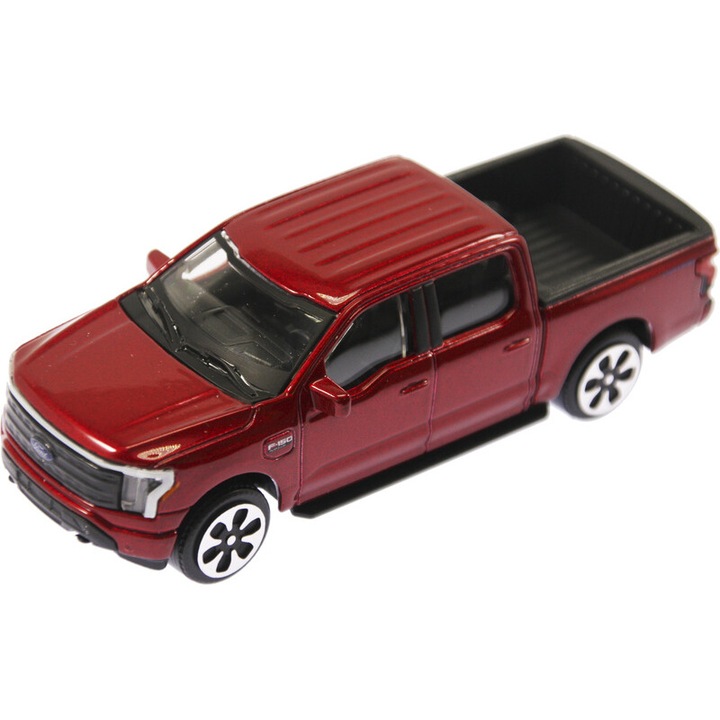 Bburago Ford F-150 Lightning modellautó 1:43, metál piros