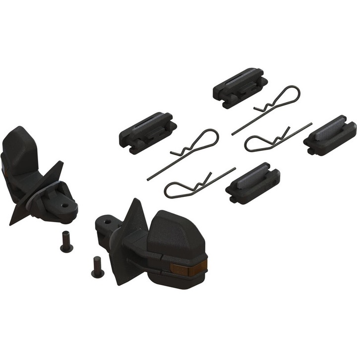 Alkatrészek RC autómodellekhez Arrma 1/7 BIG ROCK 6S 4X4 BLX Monster Truck RTR, külső tükrök, kilincsek