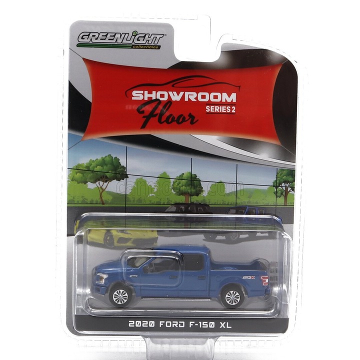 Játékautó, Greenlight, Ford F-150 XL Pick-up 2020, 1:64, kék