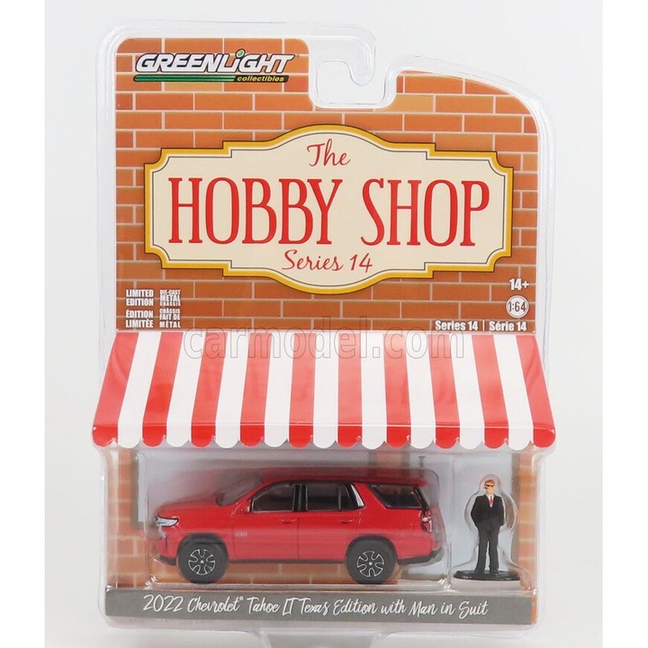 Greenlight Chevrolet Tahoe Texas Edition 2022 1:64, piros
