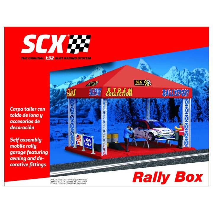 SCX Rally Sátor, tartozék 1:32 méretarányú SCX versenypályákhoz