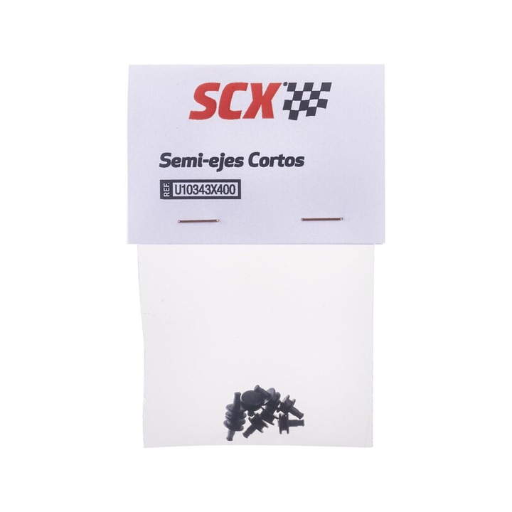 Alkatrészek SCX 1:32 autókhoz, Rövid keréktengely, 8 db