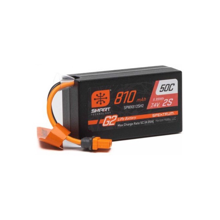 LiPo akkumulátor 7.4V 2S 810mAh 50C IC2