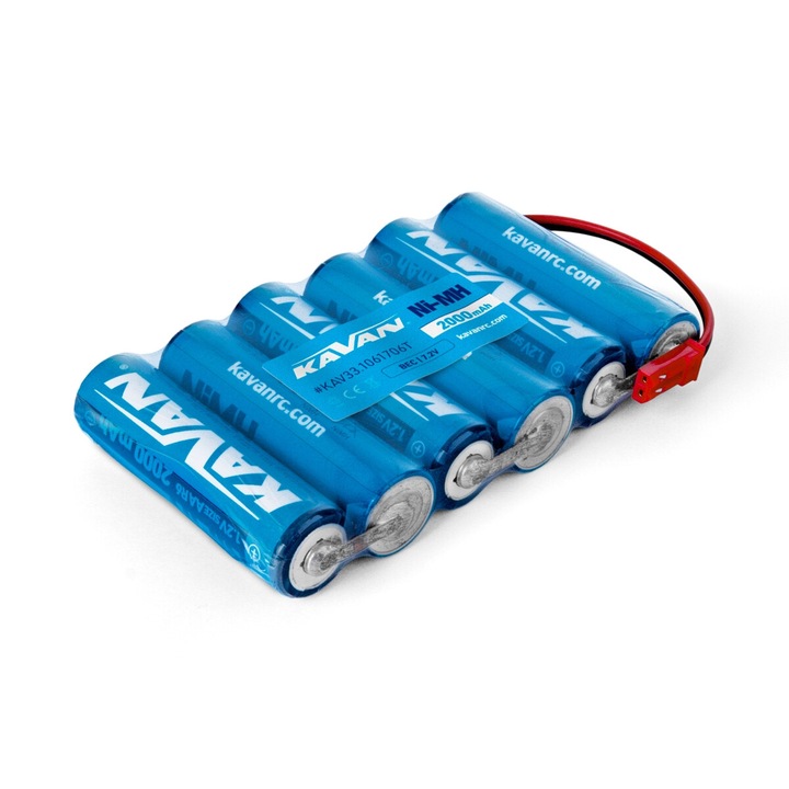 BEC KAVAN NiMH AA 2000mAh/7.2V csatlakozó