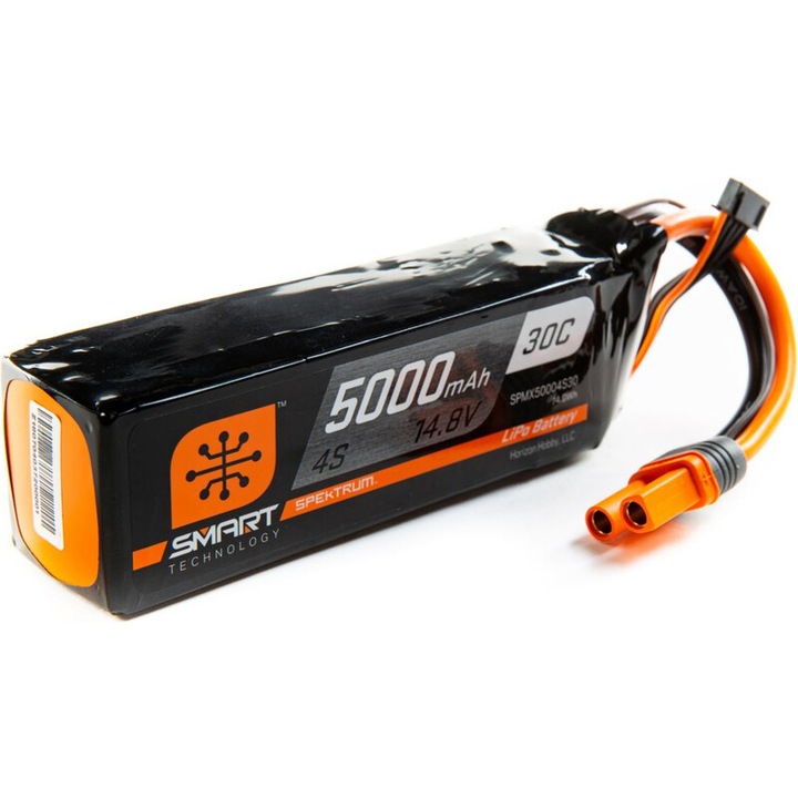 Spektrum intelligens LiPo akkumulátor 14.8V 5000mAh 30C IC5