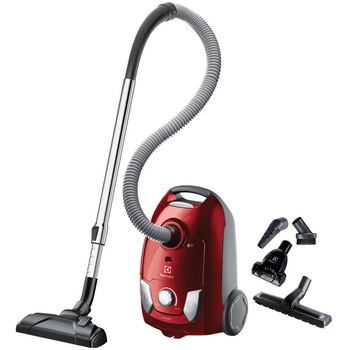 Aspirator cu sac Electrolux EEG43WR, 650 W, Clasa A, 3 l, Indicator sac plin, Rosu Aspirator cu sac Electrolux EEG43WR, 650 W, Clasa A, 3 l, Indicator sac plin, Rosu