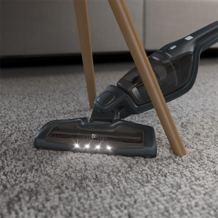 Aspirator vertical Electrolux EER75STM, 18 V, 0,5 l, Tehnologie BrushRollClean, Albastru