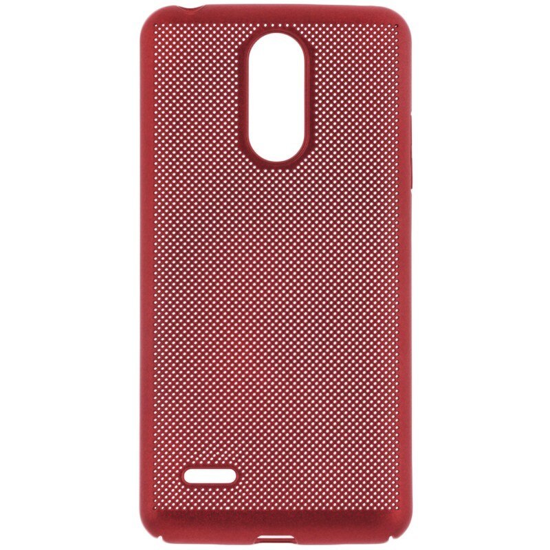 Husa spate EuroCELL Air cu perforatii pentru LG K10 2017, rosu