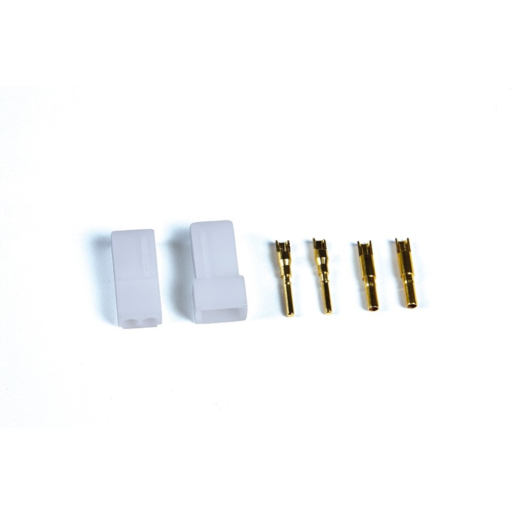 Graupner G2 aranyozott csatlakozók, 1 pár készlet, kábelekhez max. 2,5 mm2