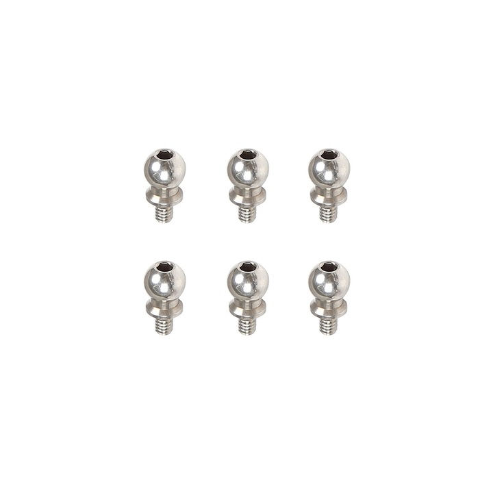 OMP M4 gömbcsukló készlet, 3 mm, 6 darabos készlet