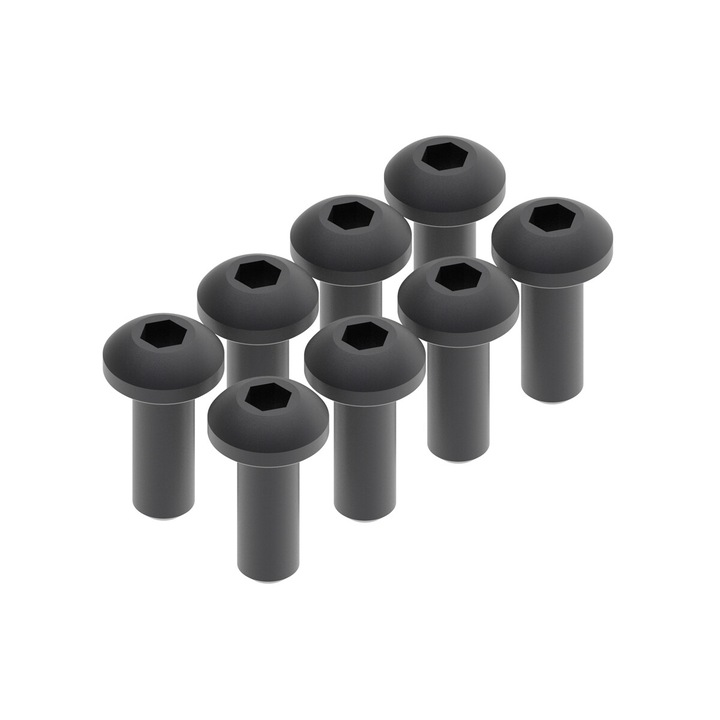 Kerek fejű csavar M3x8, készlet, OMP