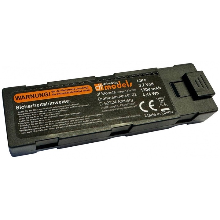 Li-Pol akkumulátor 7.4V 1200 mAh modellek DF 9571