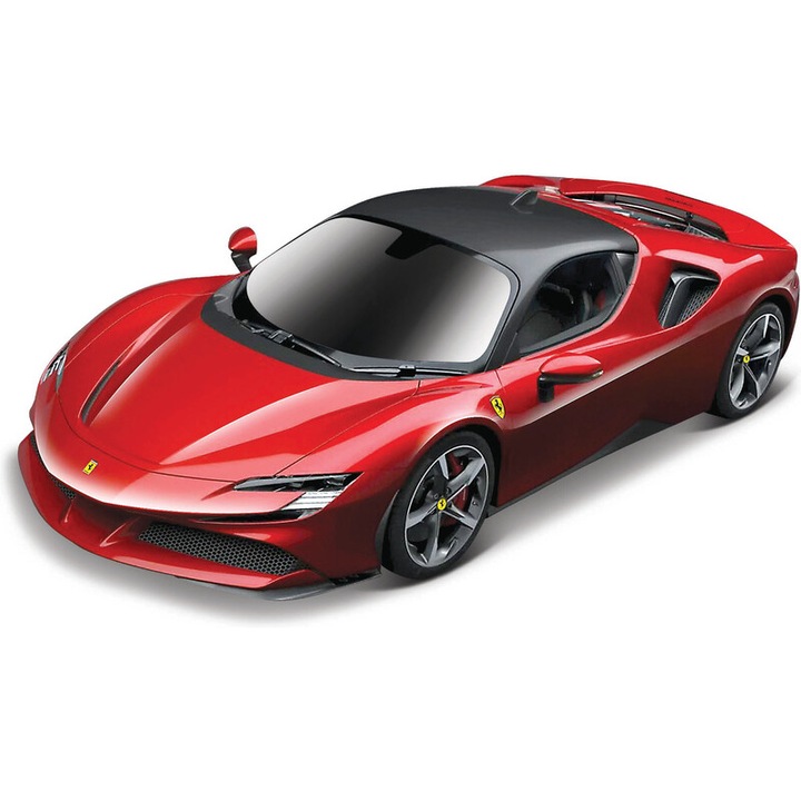 Autó, Bburago Ferrari SF90 Stradale 1:24 piros