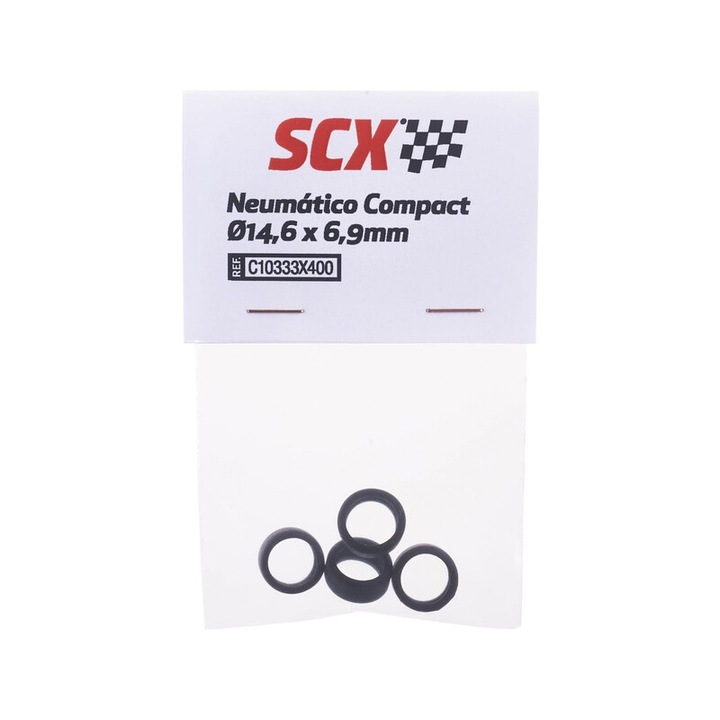 SCX Compact 14,6x6,9 mm (4) autógumi készlet, fekete