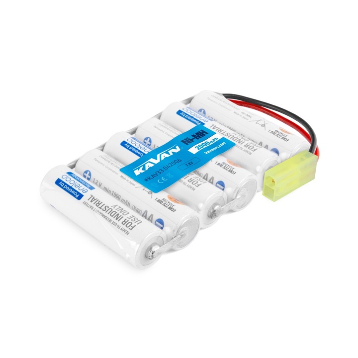 Kavan 7.2V 2000 AA ENELOOP Sanyo akkumulátor tartályokhoz és építőipari gépekhez