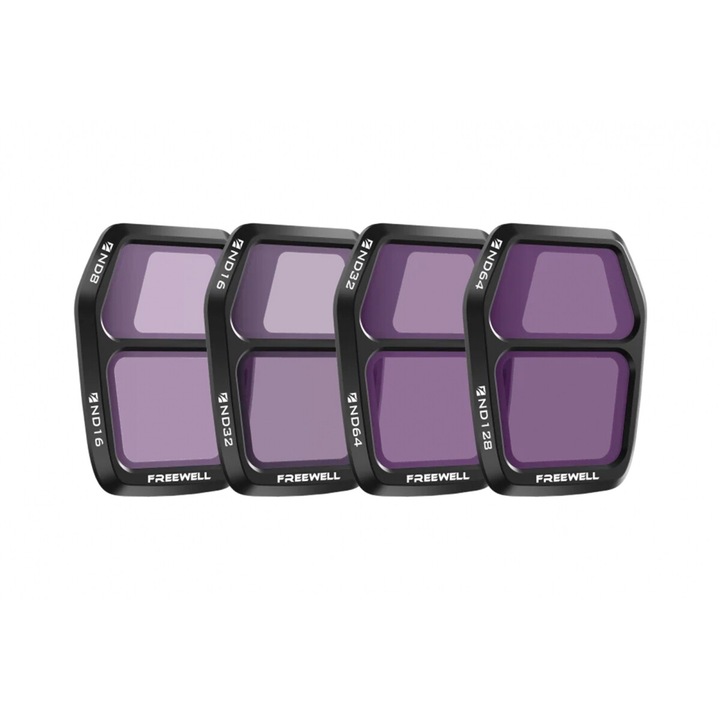 Комплект филтри Freewell Split ND за DJI Air 3S, ND8/ND16, ND16/ND32, ND32/ND64, ND60/ND128