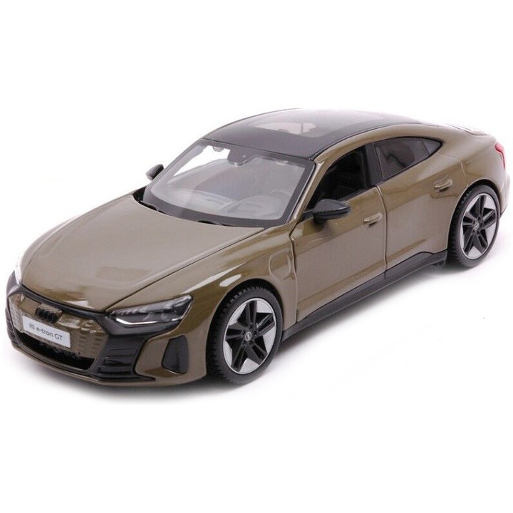 Audi RS e-tron GT BBurago, méretarány 1:43, olívazöld