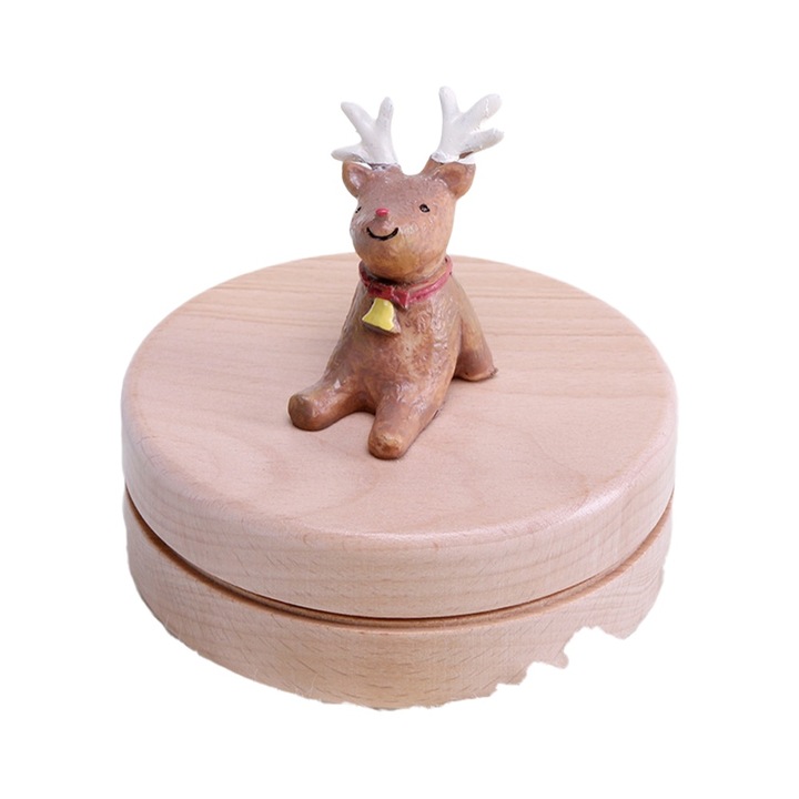 Cutie de amintiri din lemn de jujube pentru dinti de lapte, design unisex, set pentru colectare stele, 10x15x10cm