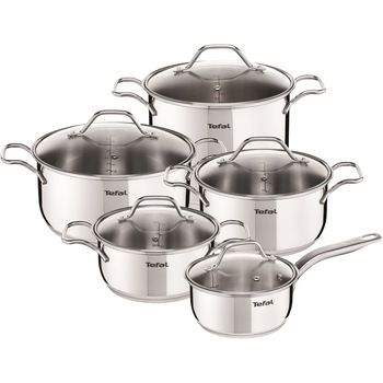 Set oale Tefal Intuition, Inox, 10 piese, inductie Set oale Tefal Intuition, Inox, 10 piese, inductie