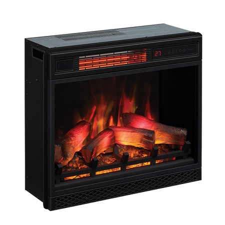 Semineu electric Derby Alb cu focar electric ClassicFlame FCF-23 si sunet