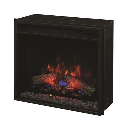 Focar semineu electric incorporabil ClassicFlame 23EFU31GRA, 1900W, 23”, Termostat digital, Tehnologie Spectrafire+, sunet