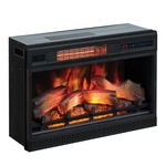Beépithető ClassicFlame 3D-s 26" elektromos kandalló, infravörös fűtéssel, hőszabályozóval, hanggal