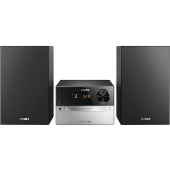 Microsistem audio PHILIPS MCM2300/12, negru/argintiu Microsistem audio PHILIPS MCM2300/12, negru/argintiu