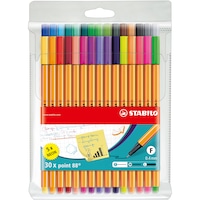 Set 30 finelinere Point 88 Stabilo 0.4mm, plastic