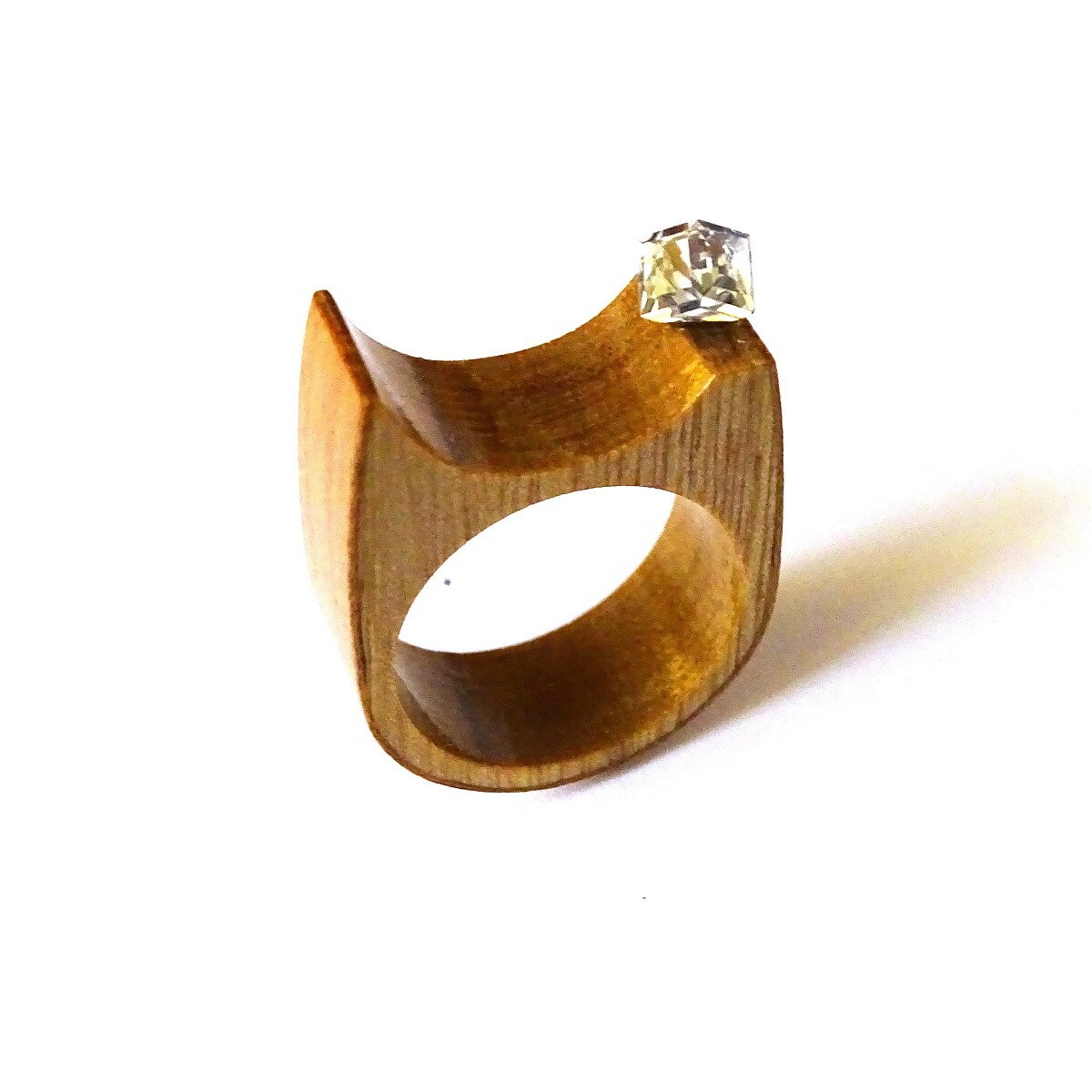 Inel Infinite Love, cu cristal ® Cubic 4 mm, Vitrail Light