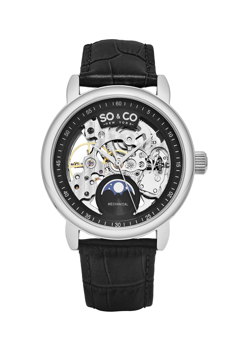 SO&CO New York, Ceas mecanic cu cadran cu mecanism vizbil Madison