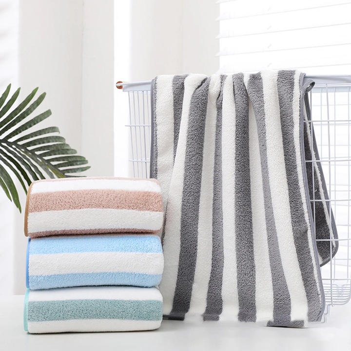 Коралова кадифена кърпа 35x75 см, силно попиваща, различни приложения