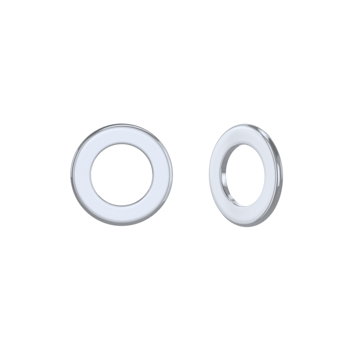 Saibe plate mici M8, otel zincat (20 buc)