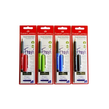 Stilou Faber Castell scolar Vario 149898 cu 6 patroane Stilou Faber Castell scolar Vario 149898 cu 6 patroane