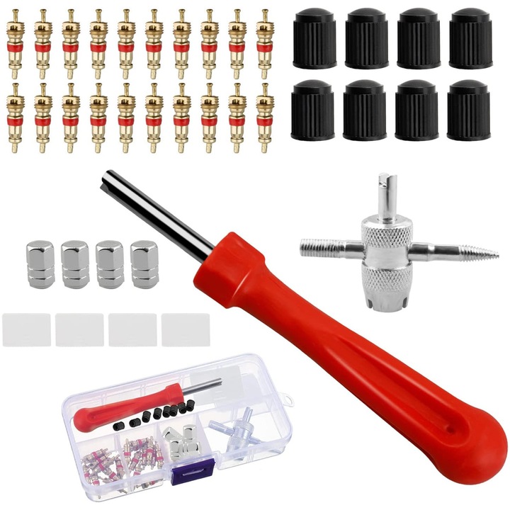 Kit de reparatii miez de valva anvelopa, 34 bucati Enforose