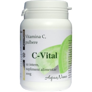 AquaNano C-Vital, vitamina C pulbere, 100g AquaNano C-Vital, vitamina C pulbere, 100g