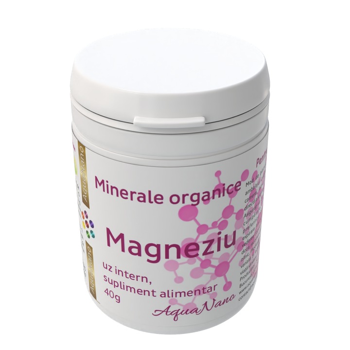 Magneziu organic, pulbere, 40g