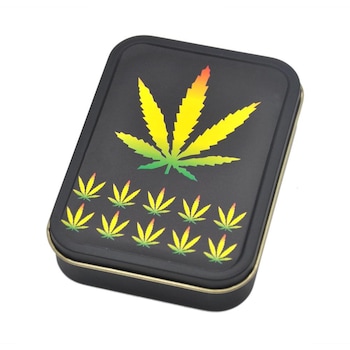Cutie metalica depozitare Tutun Tigari Frunza Marijuana M1 Cutie metalica depozitare Tutun Tigari Frunza Marijuana M1