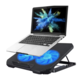 Cooler laptop Q SR03, silentios, cu 2 ventilatoare, USB, negru