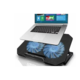 Cooler laptop Q SR03, silentios, cu 2 ventilatoare, USB, negru
