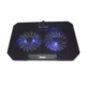 Cooler laptop Q SR03, silentios, cu 2 ventilatoare, USB, negru