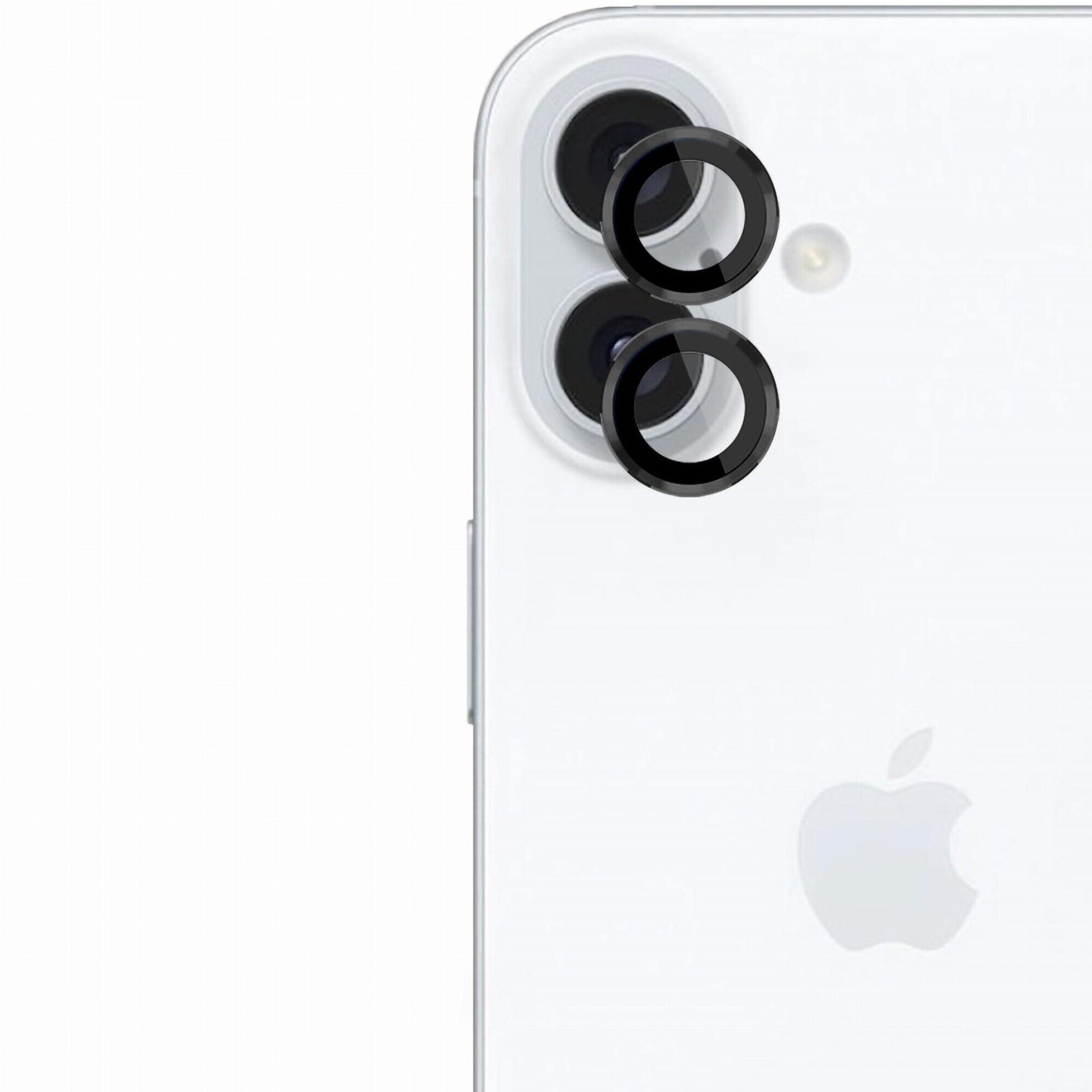 Folie sticla camera foto 3mk Lens Protection Camera Cover compatibila cu iPhone 16 / 16 Plus, Negru