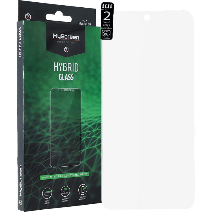 Üvegfólia MyScreen Hybrid Glass kompatibilis Samsung Galaxy A55, átlátszó